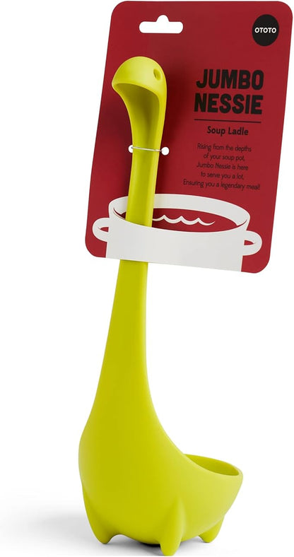 OTOTO The Original Nessie Soup Ladle - Funny Kitchen Gadgets, Loch Ness design, Cooking Gifts for Mom - Cute and Practical Kitchen Utensils - Unique Gifts for Women by OTOTO