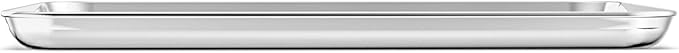 Baking Sheets Set of 2, Bastwe 20 inch Stainless Steel Bakeware Baking Pans, Healthy & Nontoxic & Rustproof & Easy Clean & Dishwasher Safe - Image 4