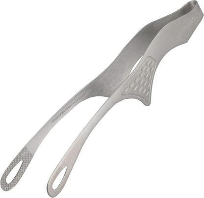 Shimomura 42498 Smart Kitchen Tongs, Floating Tip, No Dirt, Medium, Made in Japan, Easy to Grab Fine Foods, Outdoor, Dishwasher Safe, Yakiniku, Fried Food, Total Length 7.9 inches (20 cm), Vegetable by %E4%B8%8B%E6%9D%91%E4%BC%81%E8%B2%A9