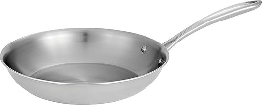 Tramontina Boston Tri-Ply Clad Stainless Steel 10-Inch Frying Pan, Induction-Ready Skillet, Dishwasher-Safe, NSF-Certified by Tramontina