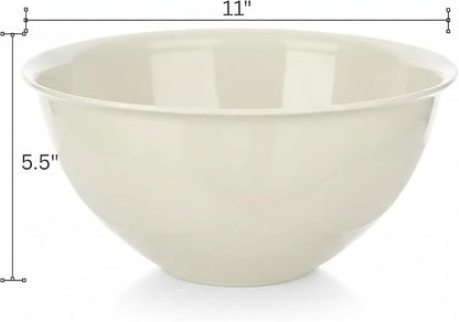 Tribello Large Mixing bowls 5-Quart 169oz - Plastic Salad/Mixing/Serving Bowl 1 pack - Image 2