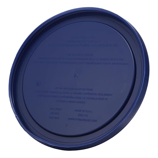 Pyrex 7201-PC 4 Cup Blue Food Storage Replacement Lid (2-Pack) - Made in USA - Image 3