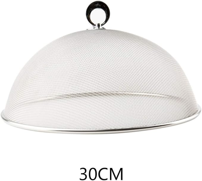 Ochine Stainless Steel Mesh Dome Food Cover Round Splatter Cover Screen Food Tent Outdoor Mesh Tent Food Cover Protectors for Home Kitchen, Outdoors, Camping, Parties, Picnics, BBQs, etc