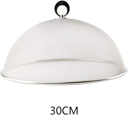 Ochine Stainless Steel Mesh Dome Food Cover Round Splatter Cover Screen Food Tent Outdoor Mesh Tent Food Cover Protectors for Home Kitchen, Outdoors, Camping, Parties, Picnics, BBQs, etc
