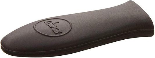 Lodge Silicone Mini Hot Handle Holder - Dishwasher Safe Mini Hot Handle Holder Designed for Lodge Cast Iron Skillets 8 Inches or Smaller w/Keyhole Handle - Reusable Heat Protection Up to 500° - Black