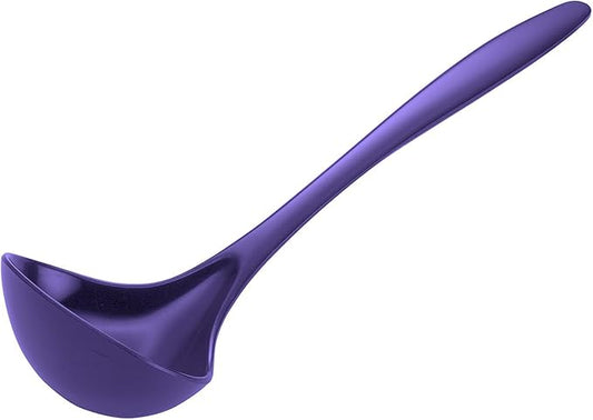 Gourmac Hutzler 11 Inch Melamine Soup Ladle (Violet)