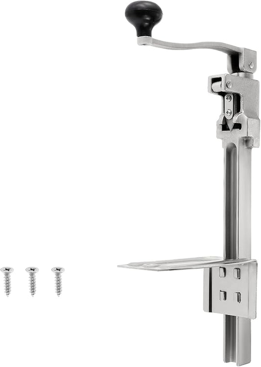 IRONWALLS Commercial Can Opener for Restaurant, 19”/48cm Heavy Duty Table Mount Manual Can Opener for Cans Up to 13” Tall, Metal Professional Can Opener with Plated Steel Base for Hotel, Food Store by IRONWALLS