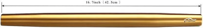Berglander Gold Rolling Pin, 16.7 Inches Stainless Steel Matte Finish With Gold Titanium Plating Rolling Pin For Baking, Pizza, Dough, Pie, Cookie, Essential Kitchen Utensil Gift Ideas For Bakers. - Image 2