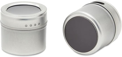 Juvale 20-Pack Magnetic Spice Jars - Space-Saving & Magnetic Spice Rack for Refrigerator - Preprinted Labels & Seasoning Containers - Pack of 20, 3.4 fl oz - Image 7