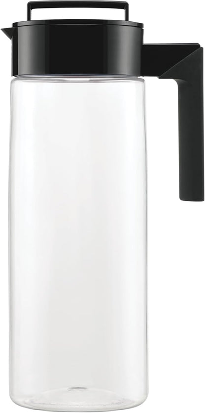 Takeya Patented and Airtight Pitcher Made in the USA, BPA Free, 2 qt, Black - Image 2