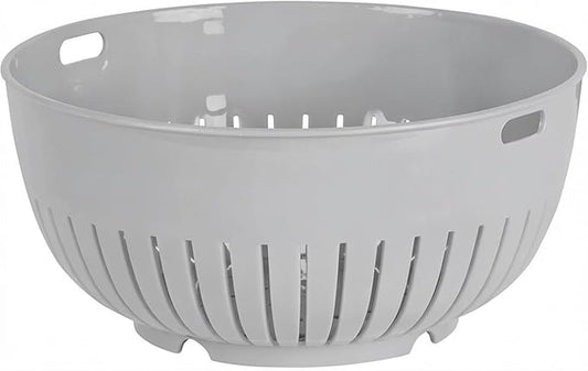 Hutzler Mini Food Colander Strainer, 6.25 Inch Diameter, BPA Free (Gray)