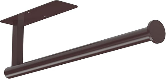 ASTOFLI Paper Towel Holder Under Cabinet No Drilling, Self Adhesive Paper Towel Holder Wall Mount for Kitchen Rack, Under Counter Napin Holder No Drill, RV, 304 Stainless Steel, Oil Rubbed Bronze by ASTOFLI