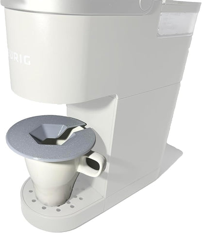 Coffee Mug Cup Splash Splatter Guard Screen compatible with Keurig and other single serve brewing machines (Gray)