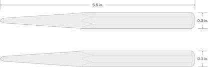 TEKTON 7/16 Inch Center Punch | 66084 | Made in USA