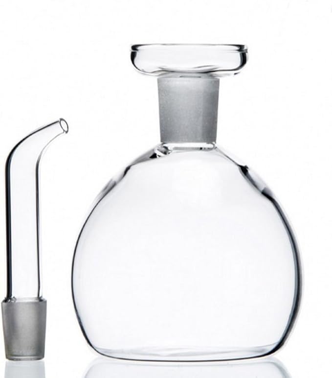 ELETON 8 oz Olive Oil Dispenser Bottle Glass with No Drip Spout -Olive Oil & Vinegar Dispenser Glass Cruet Decanter- Glassware Seal Handicraft Easy Clean Drip Free Bottles for Kitchen