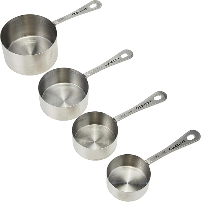 Cuisinart CTG-00-SMC Stainless Steel Measuring Cups, Set of 4,Silver - Image 4