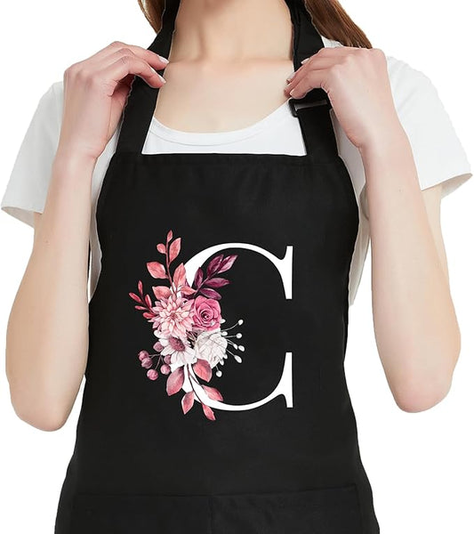 Personalized Aprons for Women with Pockets, Cute Aprons for Women Chef Baking, Cooking Gifts for Mom Birthday