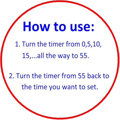 Mechanical Kitchen Timer, Cute Mushroom Timer for Kids, Wind Up 60 Minute Manual Countdown Timer for Classroom, Home, Study and Cooking (Beige Base) - Image 8