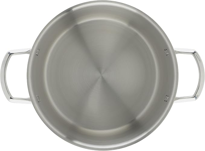 WINCO Tri-Ply Stock Pot, 8-quart, Silver - Image 6