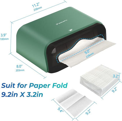 Paper Towel Holder Wall Mount: Commercial Paper Towel Dispenser for Multifold/Trifold/c Fold Hand Paper Towel, Adhesive Paper Towel Holder No-Hole Installation 200 Sheets - Image 3