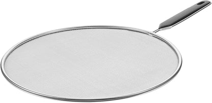 Unomor Oilproof Mesh Lid 15.75 Inch Splatter Screen for Frying Pan Grease Splash Guard Heat Resistant Pan Cover Kitchen Cooking Tool by Unomor