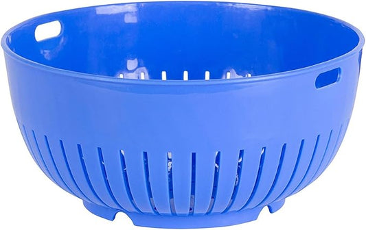 Hutzler Mini Food Colander Strainer, 6.25 Inch Diameter, BPA Free (Blue)
