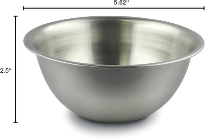 Fox Run Brands 1/2-Quart Stainless Steel Mixing Bowl, Silver - Image 7