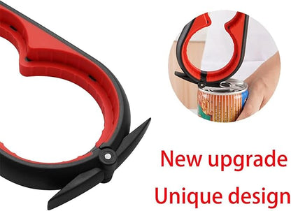 Bottle Opener for Arthritic Hand,Jar Opener for Old People, Children, Women, Those with Weak Hands,Multifunctional Kitchen Gadgets (02-Black) - Image 5