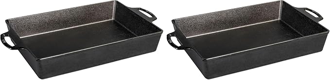 Lodge Cast Iron Casserole Pan (Pack of 2) by Lodge