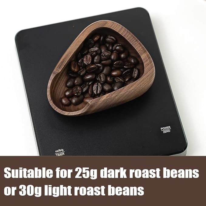 Coffee Bean Dosing Cup & RDT Spray Bottle Set - Walnut Wood Espresso Accessories Kit with Static Reduction Spray, Measuring Tray for Coffee/Tea ﻿ - Image 2