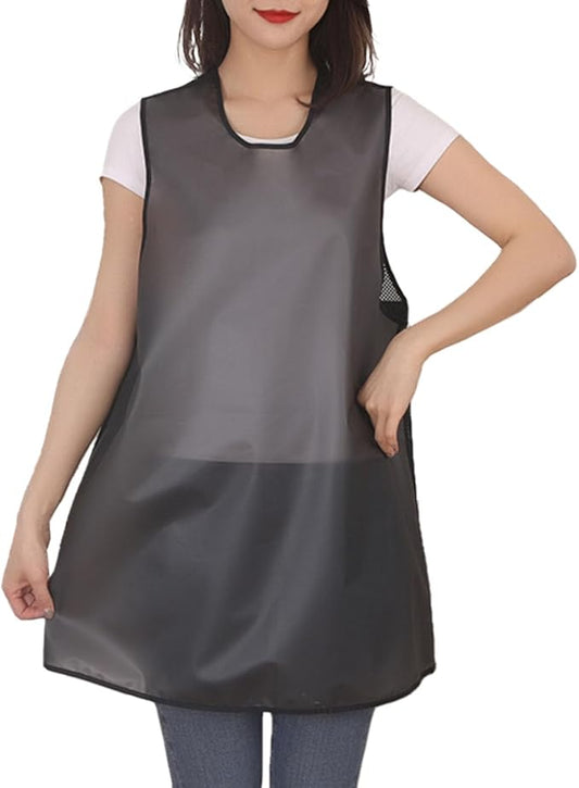 Women Home Waterproof Aprons,Cleaning Fish, Dog Grooming, Gardening, Cute Dishwashing Apron