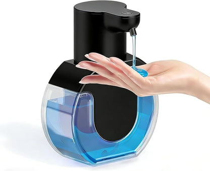 Automatic Soap Dispenser Touchless,Liquid Soap Dispenser USB Rechargeable,15oz/420ml Hand Soap Dispenser,4-Level Adjustable,Wall Mounted/Countertop Soap Dispenser for Bathroom Kitchen Dish Soap by Unknown