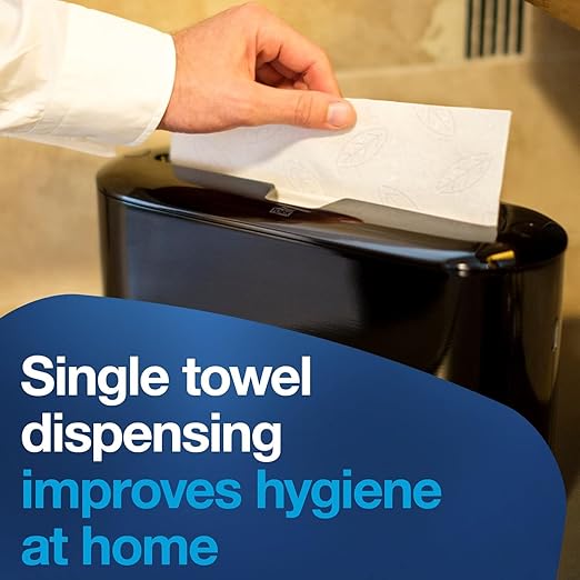 Tork Xpress Paper Towel Dispenser, Black, Single-Dispensing, Compatible with H2 Refills, Space-Saving Design (302028) - Image 8