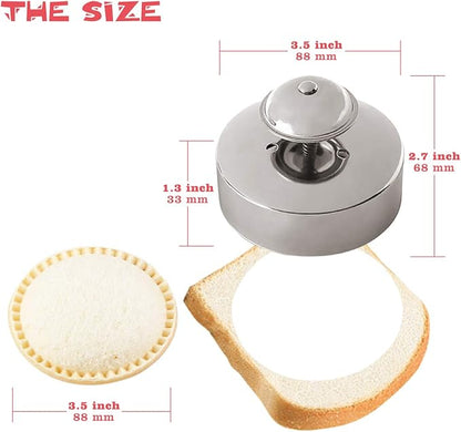 Gelbira Sandwich Cutter, Sandwich Cutter and Sealer, Sandwich Maker, Peanut Butter and Jelly Sandwiches Tool/PBJ Cutter, Sandwich Maker for Kids, for Thanksgiving/Christmas Day