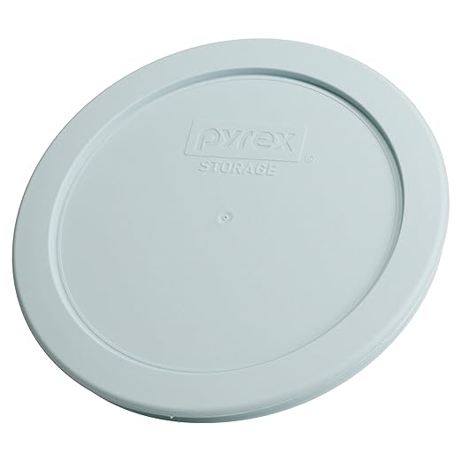 Pyrex 7201-PC Round 4 Cup Storage Lid for Glass Bowls (4, Muddy Aqua) - Image 4