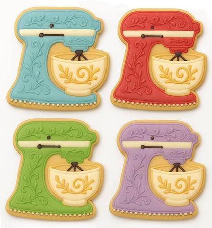 Baking Cookie Cutter 8 Piece Set from The Cookie Cutter Shop - Oven Mitt, Cake Stand, Mixer, Rolling Pin, Apron Cookie Cutters – Tin Plated Steel Cookie Cutters