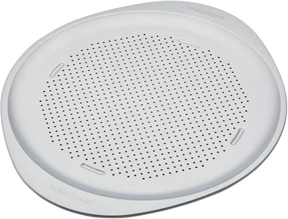 Farberware GoldenBake Nonstick Baking Sheet and Pizza Crisper Pan Set, 2 Piece, Gray (Pack of 2)