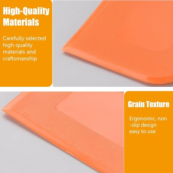 Bench Scraper, Dough Scraper, Bowl Scraper, Food Scraper Tool, Cake Scraper and Pastry Scraper, Baking Supplies Kitchen Gadgets - Image 3