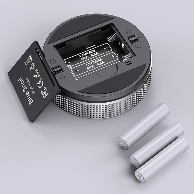BlueSnail Kitchen Timer with LED Digital Display Smart Efficana for Home Classroom Gym Office, Volume and Brightness Adjustable Productivity Timer (Silvery) - Image 3