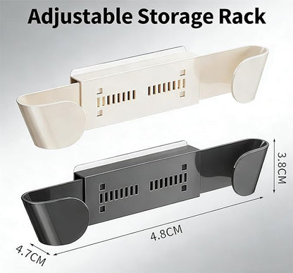 Universal Pot Lid Holder Organizer for Cabinet - 2 Pack Pan Lid Organizers, Inside Door Wall Mount Pots Top Rack Gray