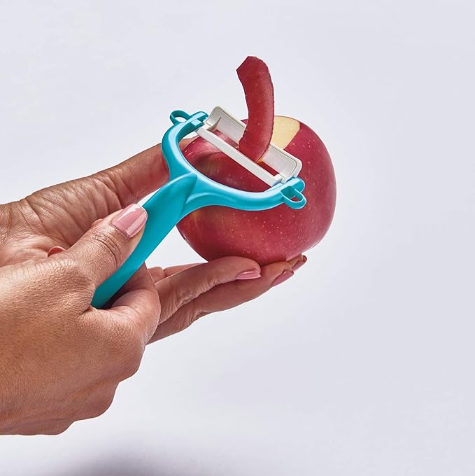 Kyocera Ceramic Horizontal Y Peeler, Blue - Image 3