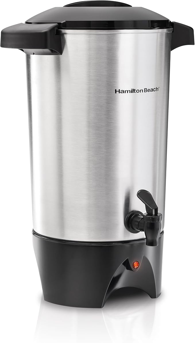 Hamilton Beach 45 Cup Coffee Urn and Hot Beverage Dispenser, Silver by HamiltonBeach