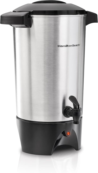 Hamilton Beach 45 Cup Coffee Urn and Hot Beverage Dispenser, Silver by HamiltonBeach
