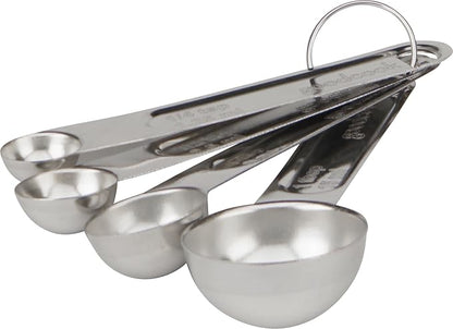 Good Cook Classic Set of 4 Stainless Steel Measuring Spoons - Image 3