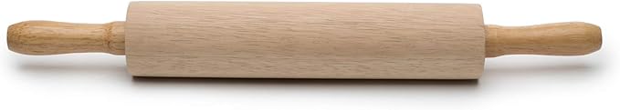 Fox Run Rolling Pin with Ball Bearings, Wood, 10.25-Inch Barrel