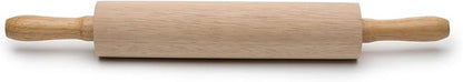 Fox Run Rolling Pin with Ball Bearings, Wood, 10.25-Inch Barrel