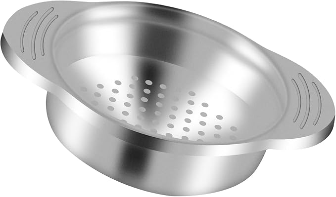 Metal Can Strainer Tuna Fish Press Can Strainer Stainless Steel Food-Grade Tuna Can Colander for Canned Tuna Beans Vegetables (1)