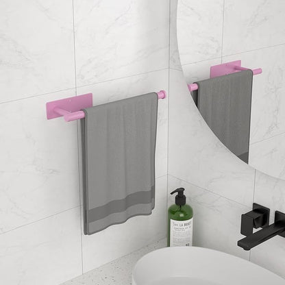 Paper Towel Holder Under Cabinet, Self-Adhesive,No Drilling, Stainless Steel, Wall-Mounted for Kitchen and Bathroom, Easy Install, Durable, Space-Saving, Ideal for Home, RV (Pink, 2 Pack) - Image 7