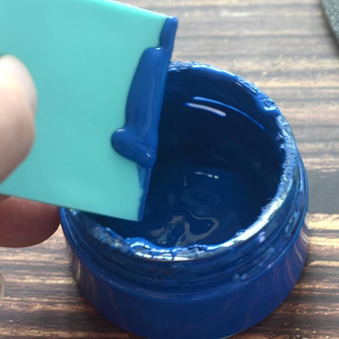 BOOLOOEN Mini Squeegee Rubber，Optimized for use with Mesh Backed Stencils and Transfers ， Mini Squeegee for Scorch Paste Wood Burning Paste, Paint, Screen (1201)