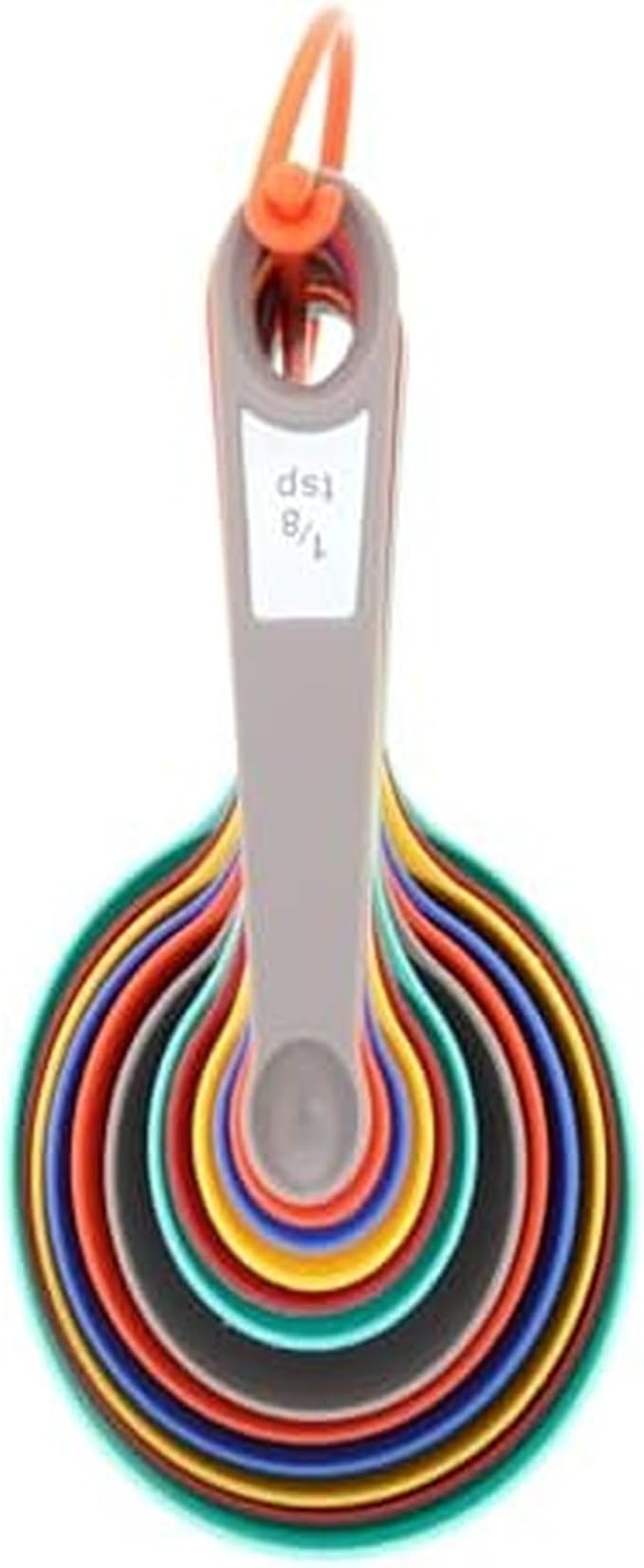 Farberware 12-Piece Measuring Cup and Spoon Set – Color-Coded Kitchen Measuring Tools with Easy-Read Markings, Nesting Design for Compact Storage, Dishwasher Safe by Farberware